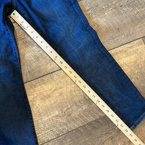 LOFT Dark Wash High Rise Skinny Jeans Size 8/29P - Picture 4 of 9